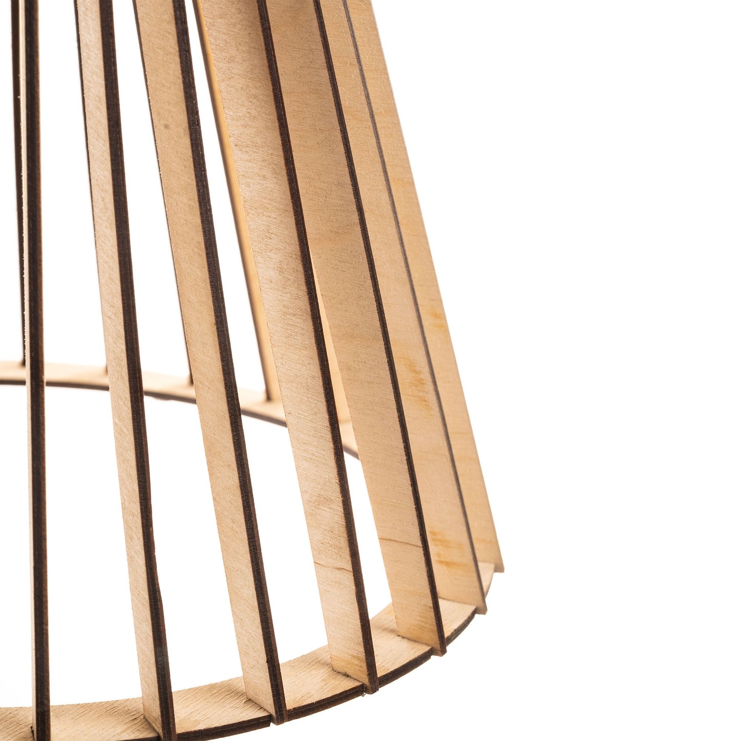 Biana Birch Ply Flared Ceiling Pendant Lamp