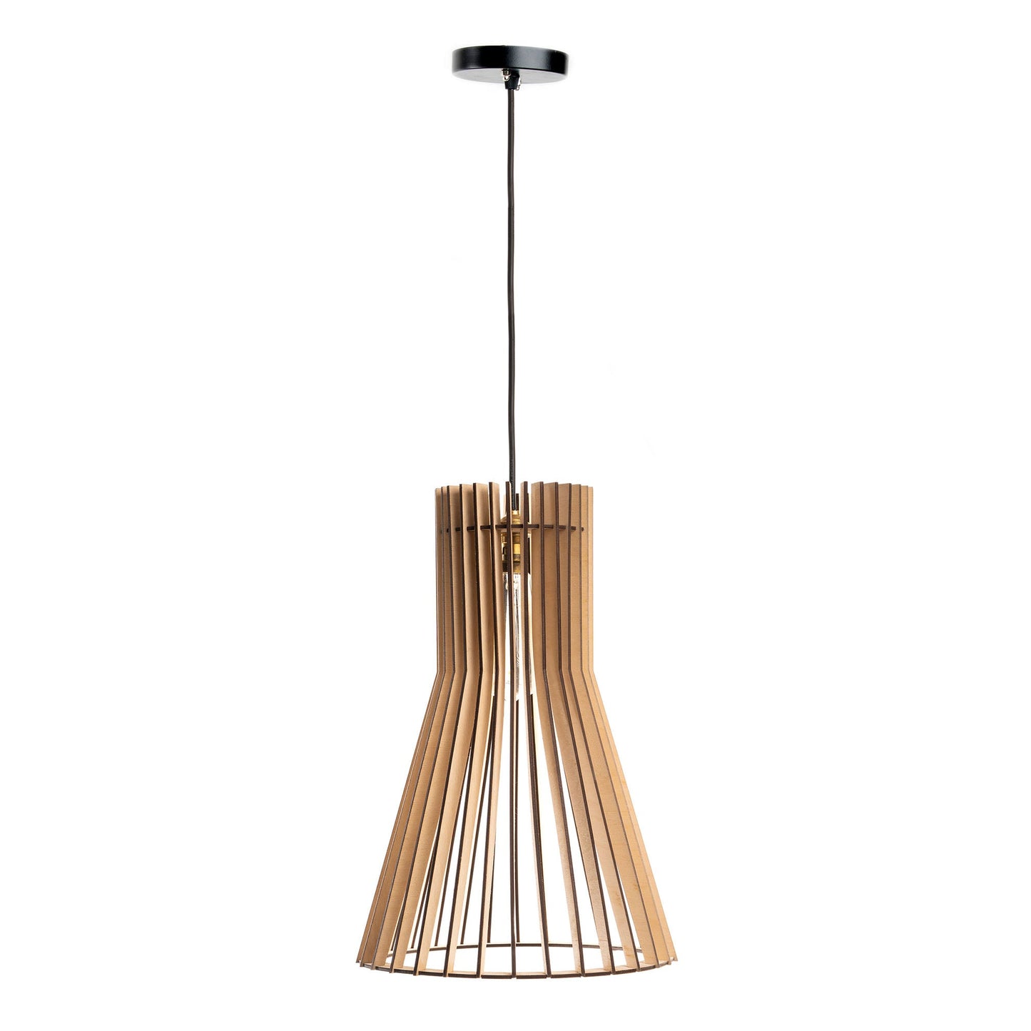 Biana Birch Ply Flared Ceiling Pendant Lamp