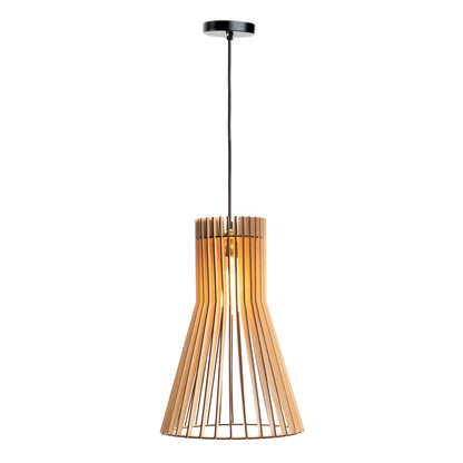 Biana Birch Ply Flared Ceiling Pendant Lamp