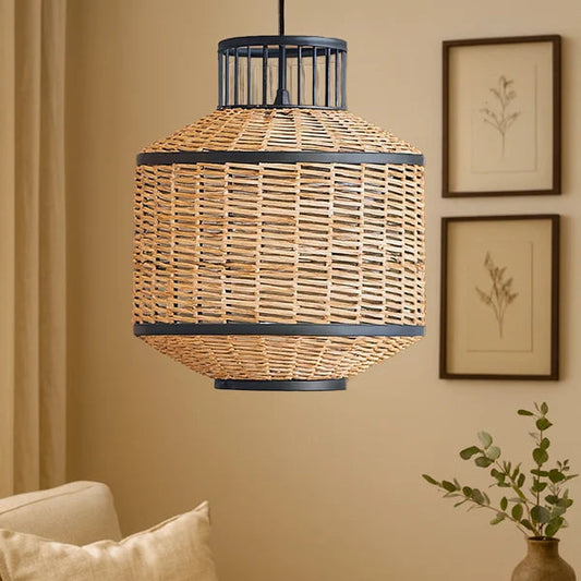 Taksh Bamboo Rattan Hanging Light