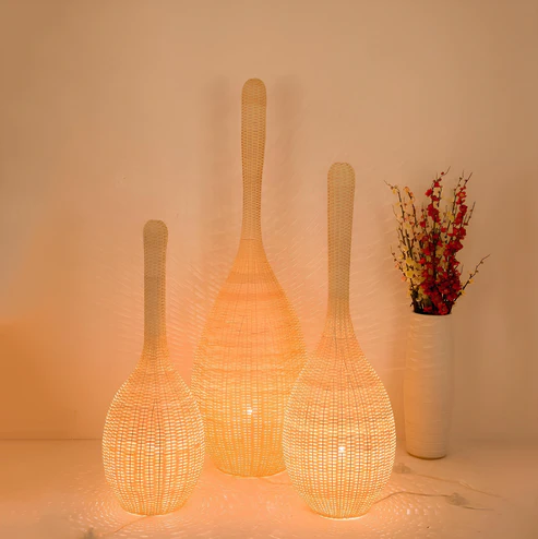 Tanvi Handcrafted Bamboo Floor Lamp