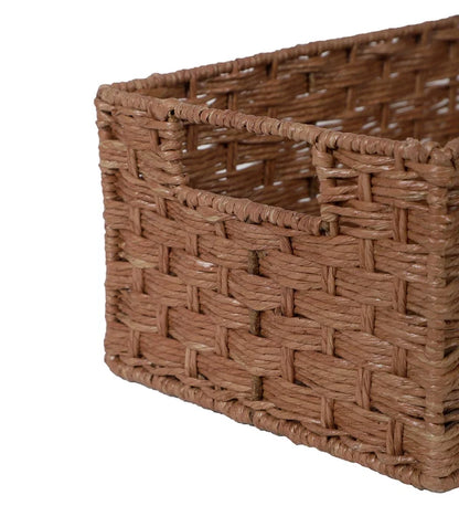 Tanya Handwoven Bamboo Rattan Storage Basket
