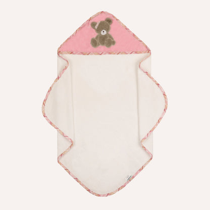 Hooded Towel with 2 Face Washers - Tender Heart
