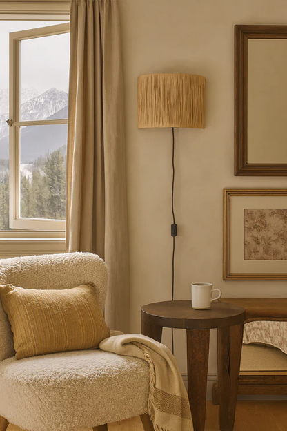 Kaia Handcrafted Bamboo Wall Lamp