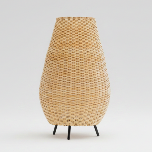 Raina Handcrafted Bamboo Floor Lamp