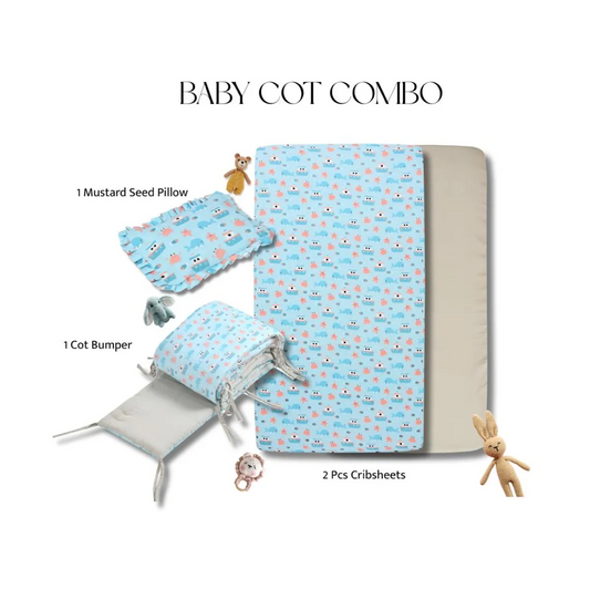 Sovana Premium 4-Piece Baby Cot Combo The Sailor