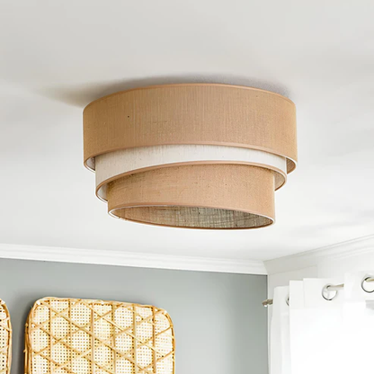 Tilukua Handcrafted Triple-Tier Jute Pendant Light