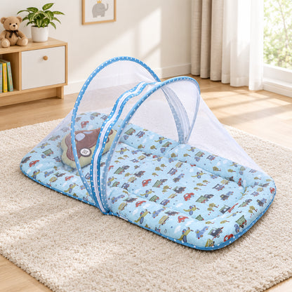 Gadda Set with Mosquito Net Transport