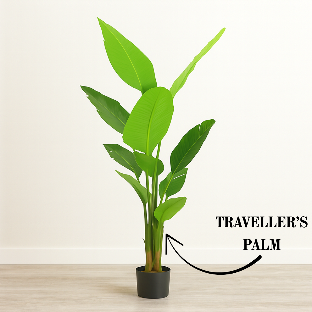 Premium Artificial Traveler's Palm Tree 62.9"