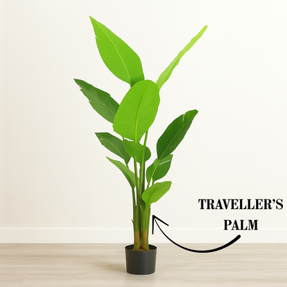 Premium Artificial Traveler's Palm Tree 62.9"