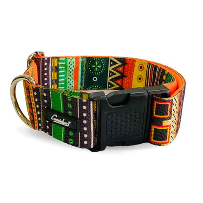 Premium Printed Dog Collar Tribal