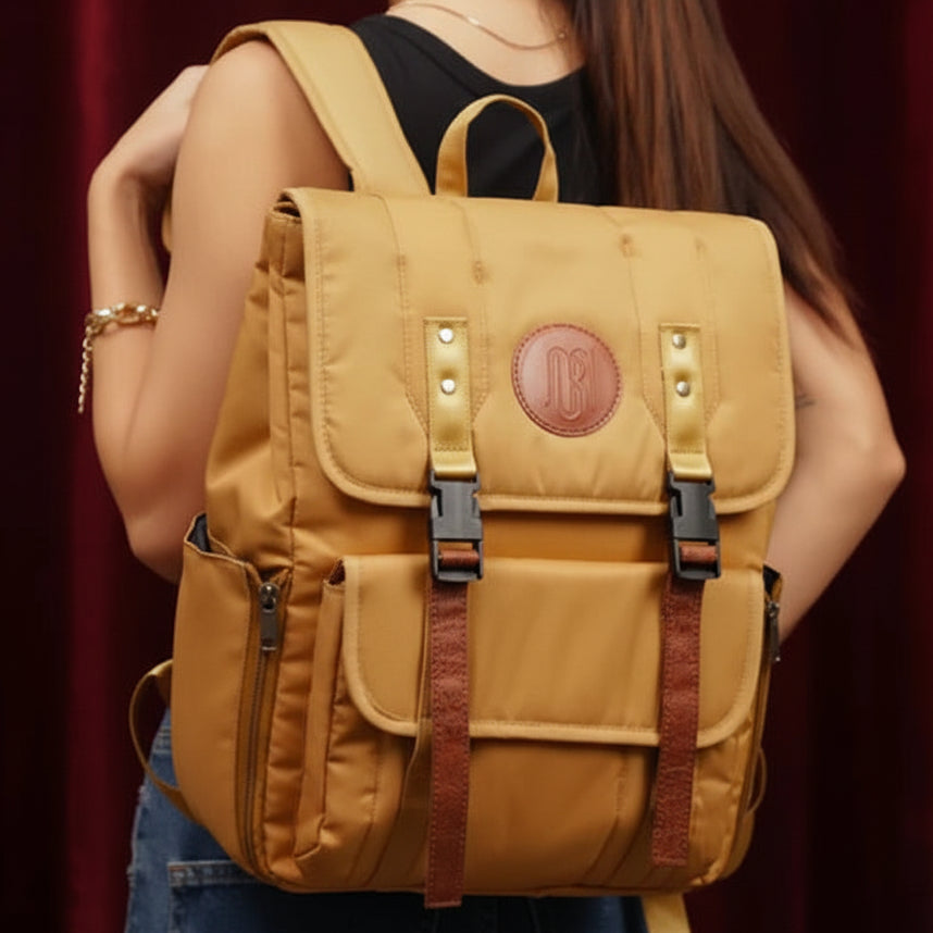 Troy Backpack for Men & Women (Mustard)