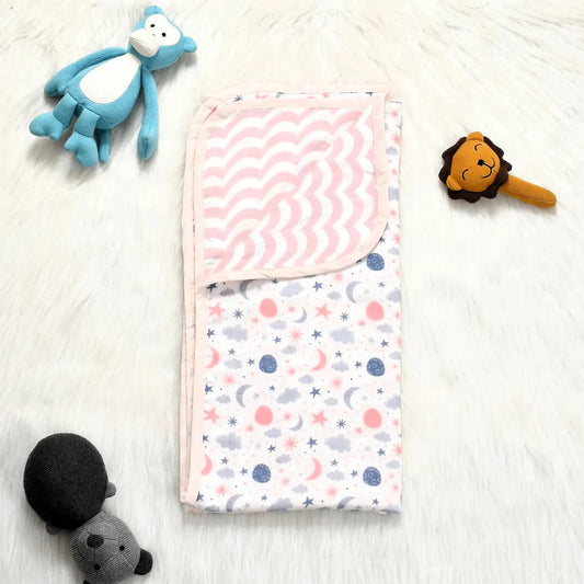 Sovana Twinklers 6-Layer Reversible Muslin Blanket