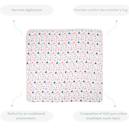 Sovana Twinklers 6-Layer Reversible Muslin Blanket