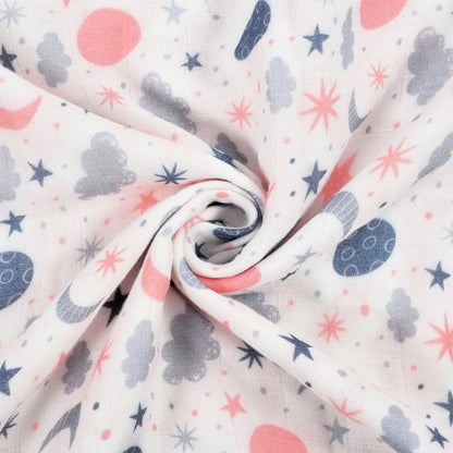Sovana Twinklers 6-Layer Reversible Muslin Blanket