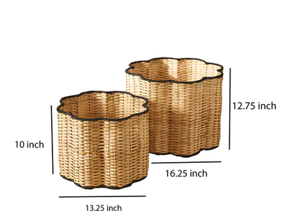 Anant Handcrafted Rattan Laundry Basket