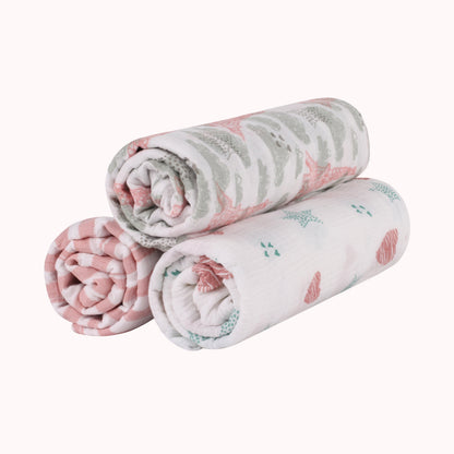 Abracadabra Eiffel Tower Muslin Swaddles – Set of 3
