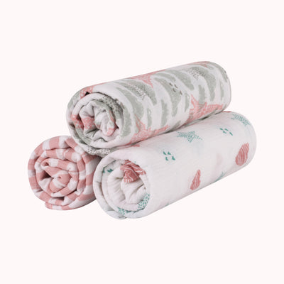 Abracadabra Eiffel Tower Muslin Swaddles – Set of 3