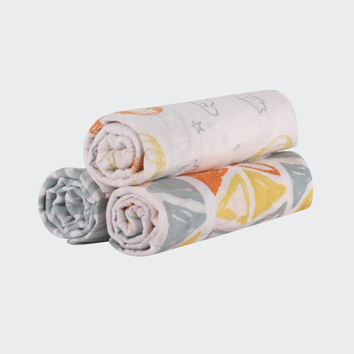 Muslin Swaddles – Set of 3 Hot Air Balloon