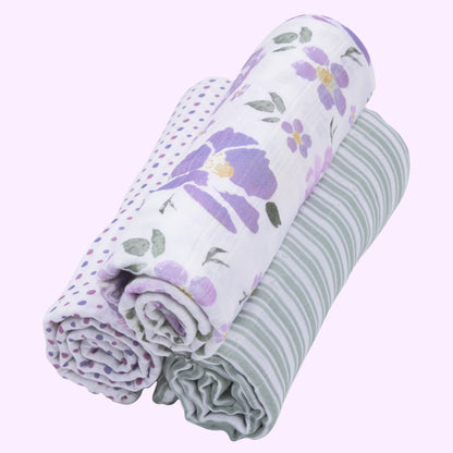 Muslin Swaddles – Set of 3 Villandry