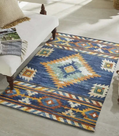 Vintage Dhurrie Carpet 3.5×5.5 Feet