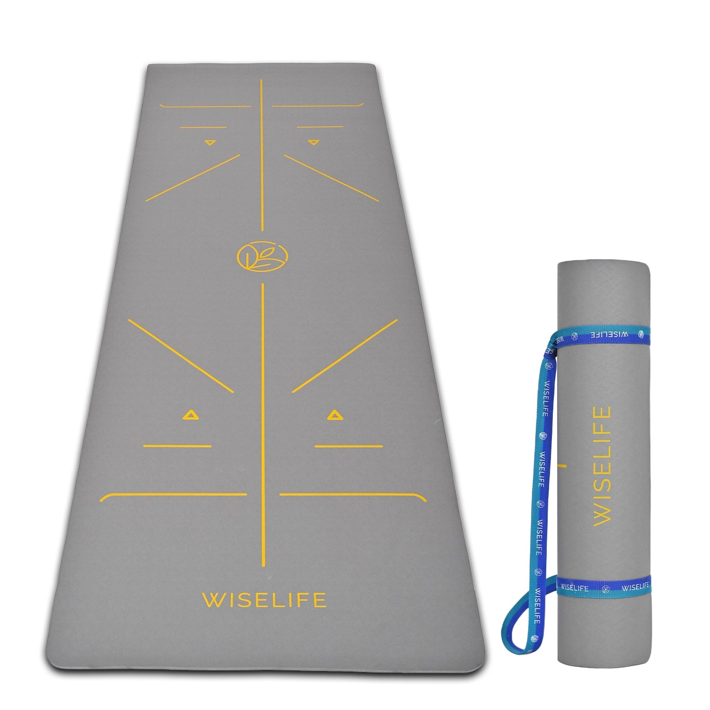 Wifelife True Alignment TPE Yoga Mat - 6mm