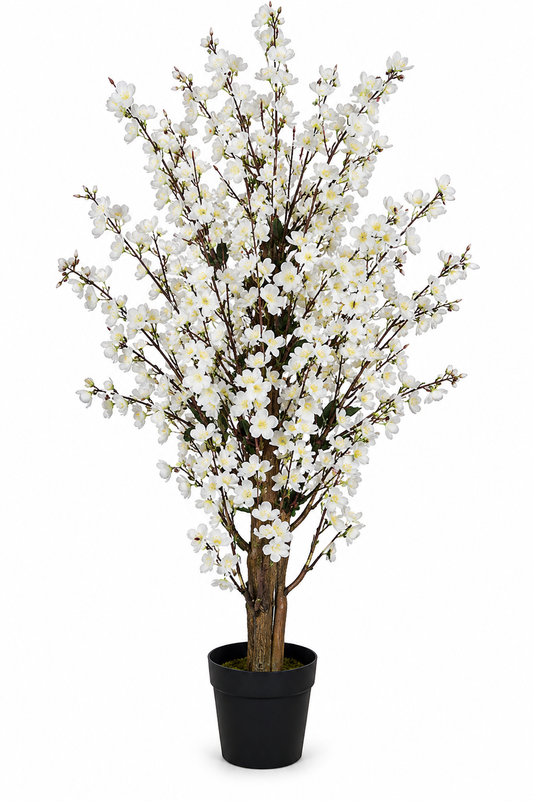 Artificial Winter Sweet white Plant - 35.43"