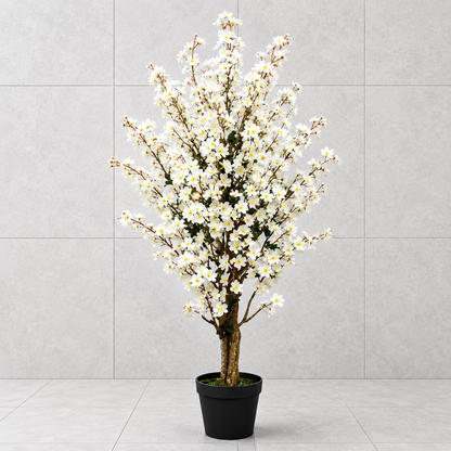 Artificial Winter Sweet white Plant - 35.43"