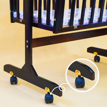 FurniFest Wooden Baby Cradle for 0 to 12 Months