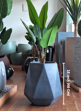 YUVA FRP Planter – 3D Geometric Design for Modern Spaces