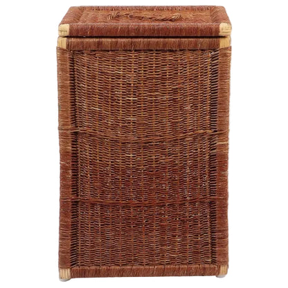 Yamini Handwoven Wicker Laundry Basket with Lid