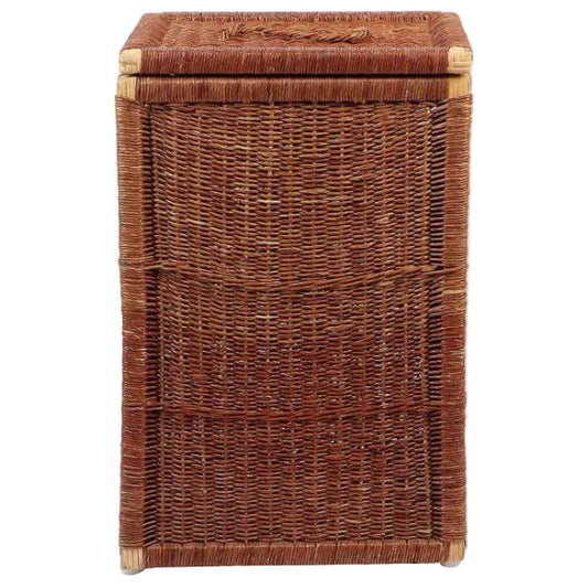 Yamini Handwoven Wicker Laundry Basket with Lid