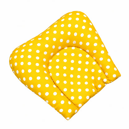 Multi Stripe / Yellow Polka Cavity Neck Pillow