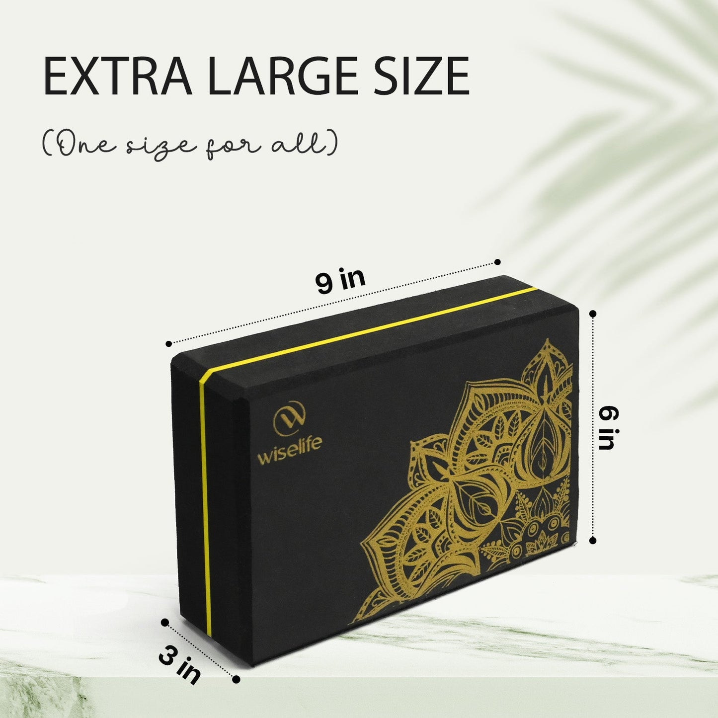 Wifelife Premium Printed Yoga Block
