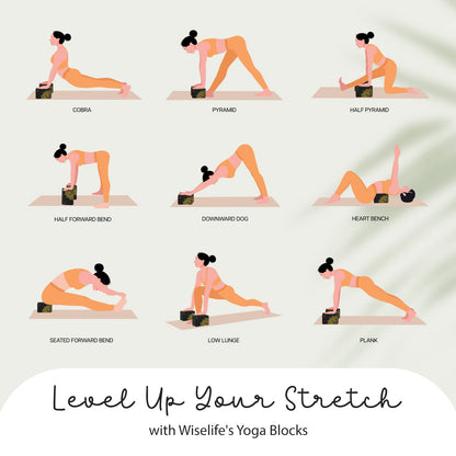 Wifelife Premium Printed Yoga Block