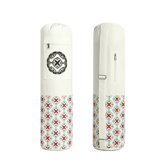 Wifelife Premium Yoga Mat Carry Bag White Mandala