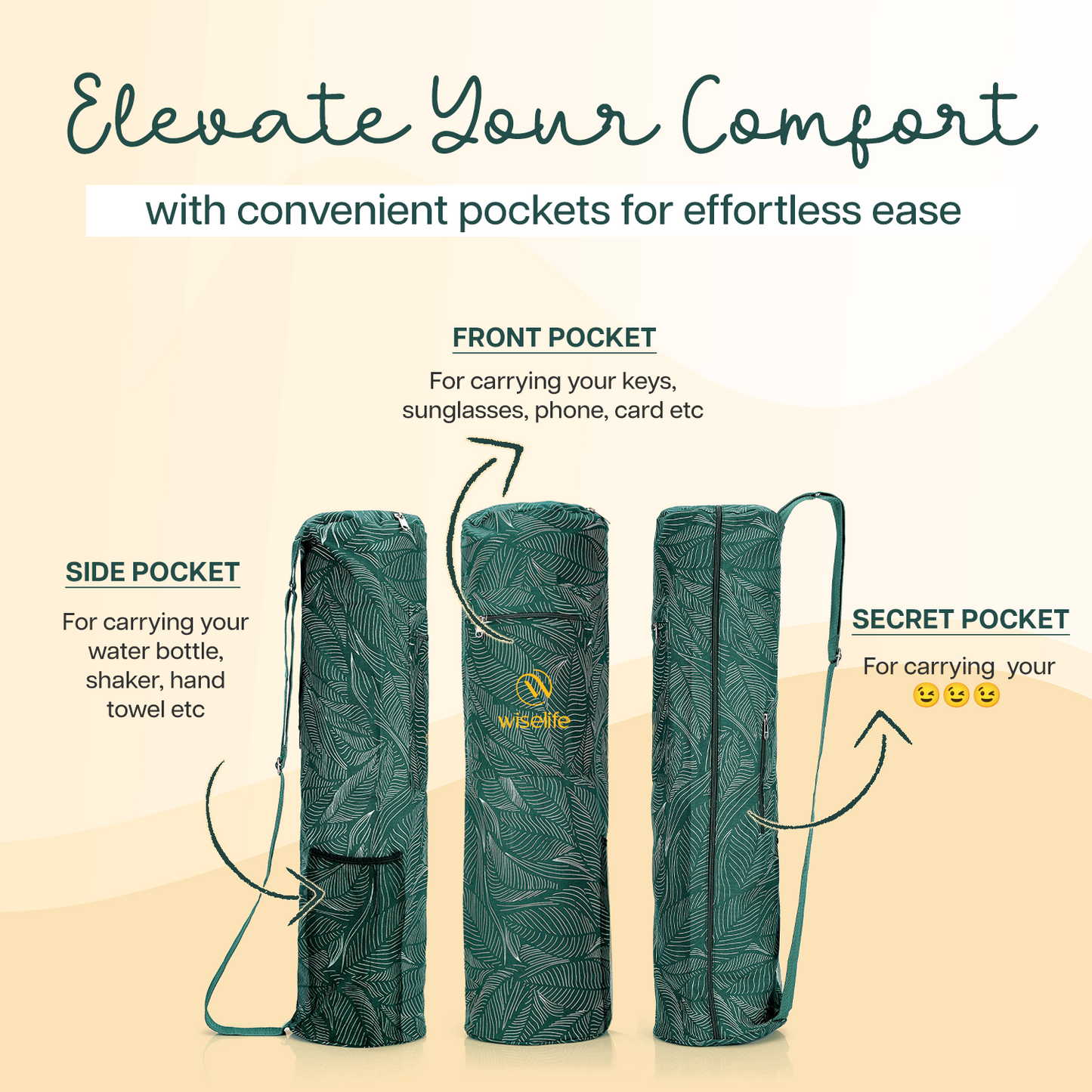 Wifelife Premium Yoga Mat Carry Bag