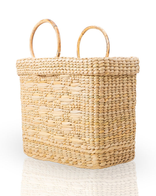 Kauna Beach Bag – Eco-Friendly Handwoven Bag with Unique Pattern