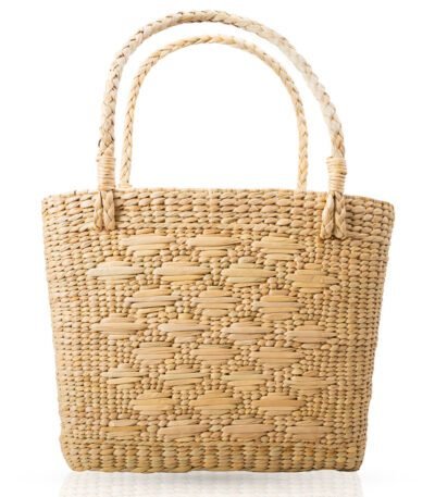 Handwoven Natural Fiber Hand Bag