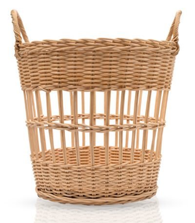 Handwoven Rattan Basket – Decorative And Functional
