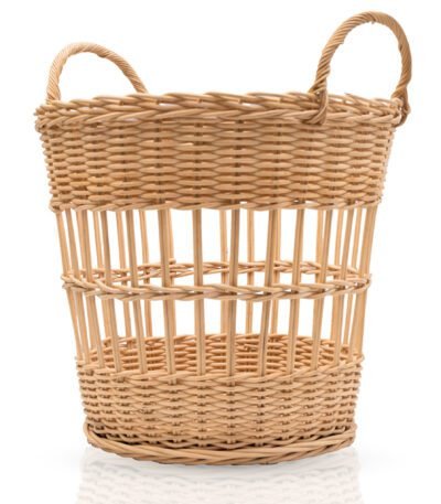 Handwoven Rattan Basket – Decorative And Functional