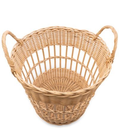 Handwoven Rattan Basket – Decorative And Functional