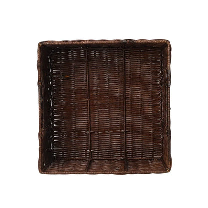 Aadhya Handwoven Wicker Storage Basket with Handles