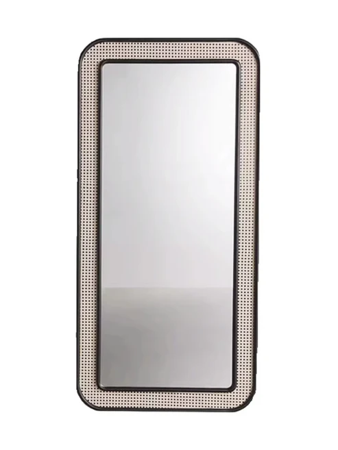 Abhaya Handcrafted Rattan Wall Mirror