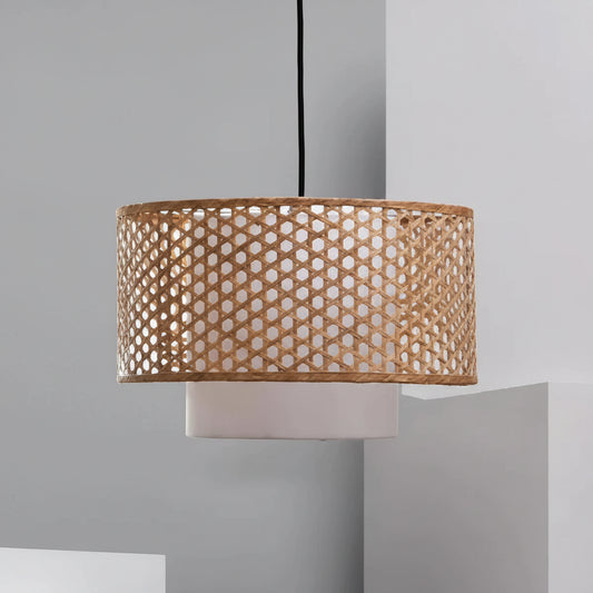 Adrian Bamboo Rattan Light