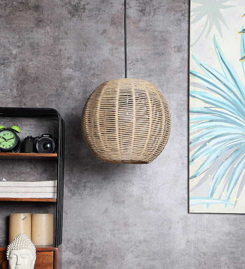 Handcrafted Bamboo Rattan Pendant Light Alarice