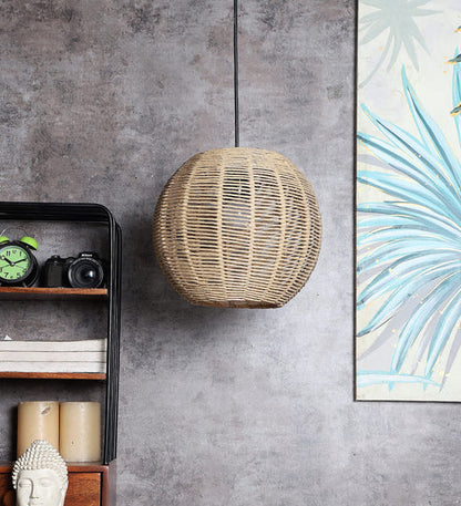 Handcrafted Bamboo Rattan Pendant Light Alarice
