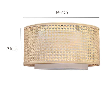 Handcrafted Bamboo Rattan Pendant Light Anahita