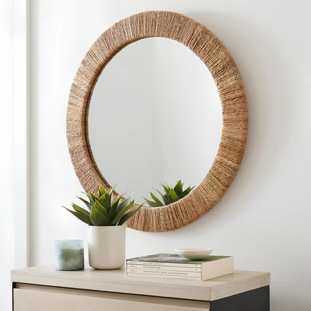 Anandita Handcrafted Rattan Wall Mirror