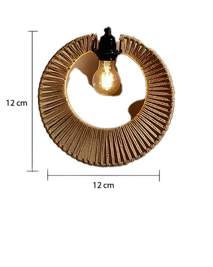 Handcrafted Jute Natural Ceiling Light Anant